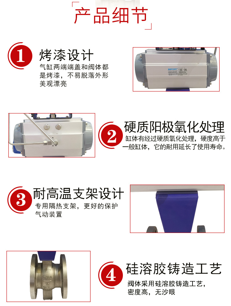 【SEFORT氣動V型法蘭球閥 【SEFORT氣動V型法蘭球閥